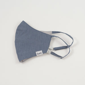 Suriv X ブルーシャンブレー（Blue Chambray）2枚入り / 1セット